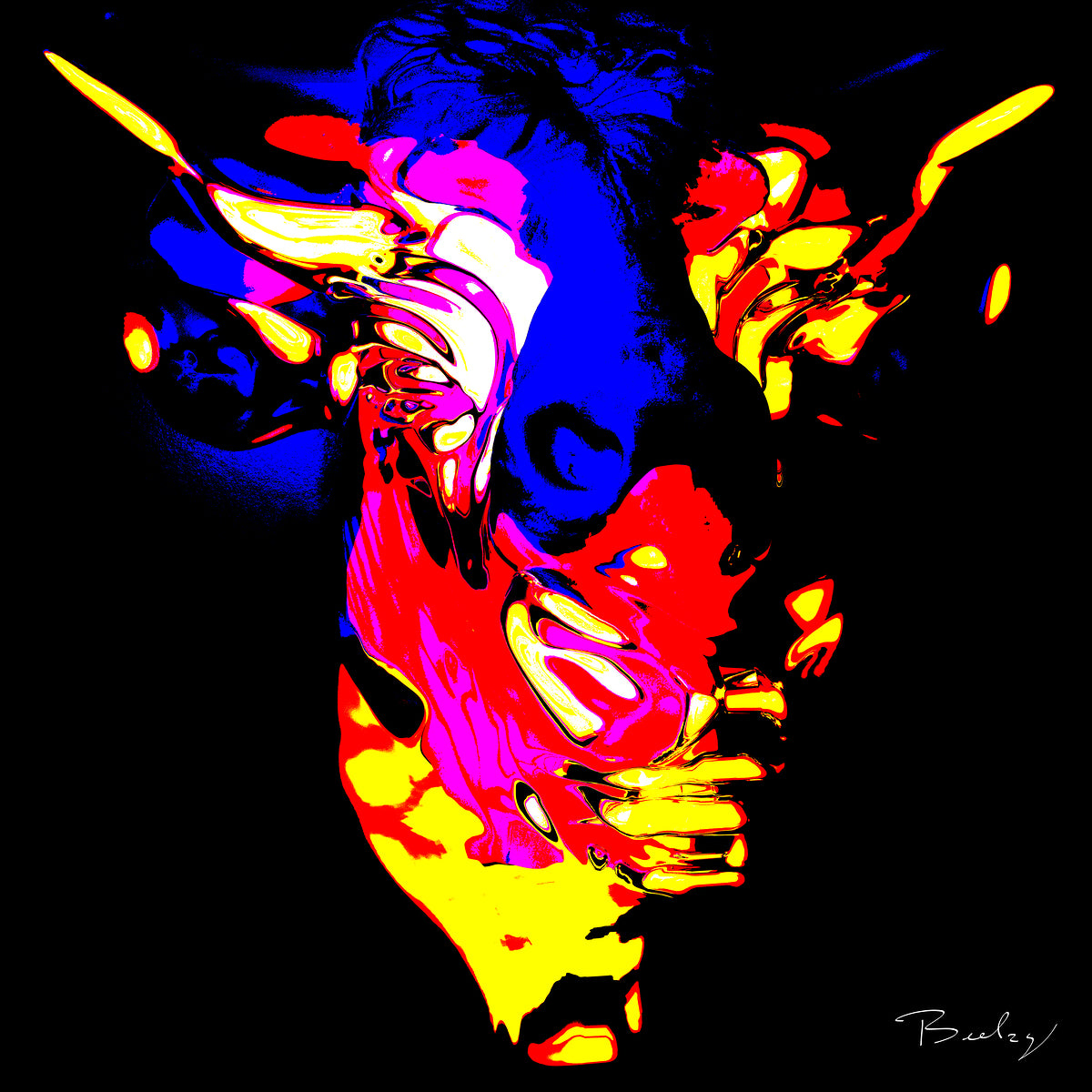 Animalium Bull Coloro - Hight Resolution - Open Edition Print - Contemporary Art - By Beelzy