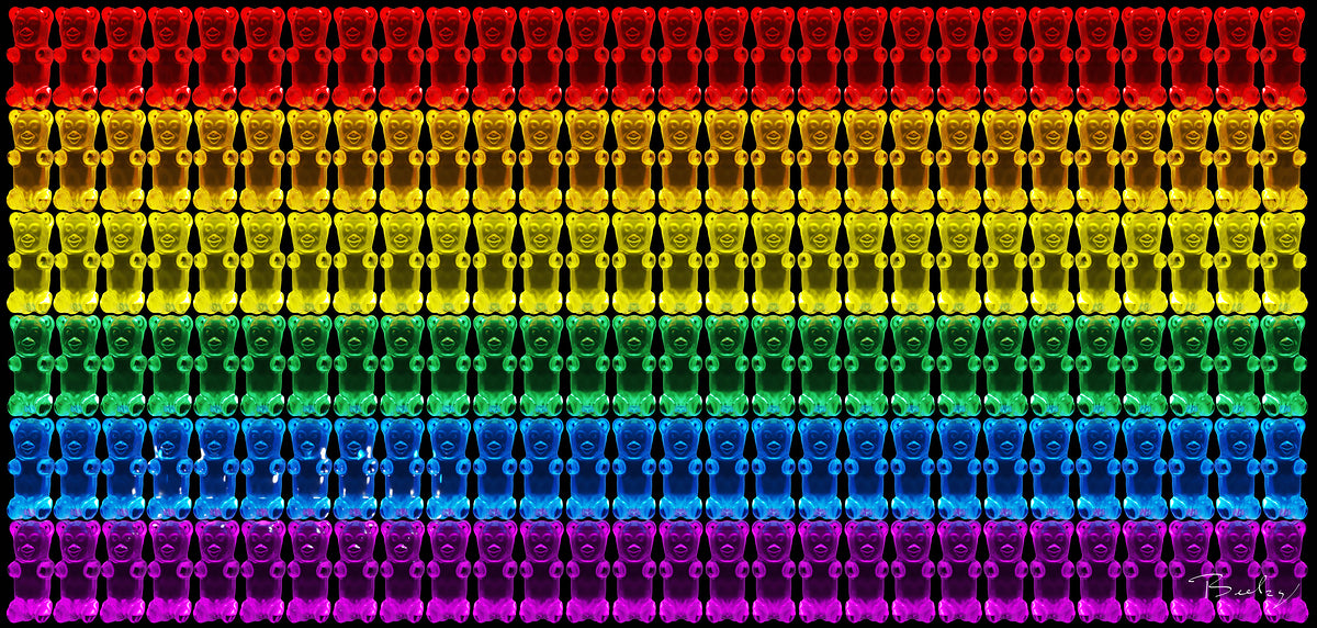 Gummy Flag NO2 - Hight Resolution - Open Edition Print - Contemporary Art - By Beelzy