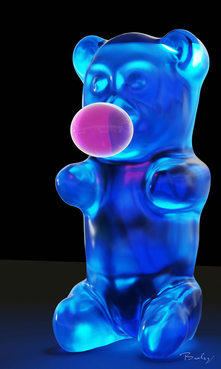 Gummy Gum - Hight Resolution - Open Edition Print - Contemporary Art - By Beelzy