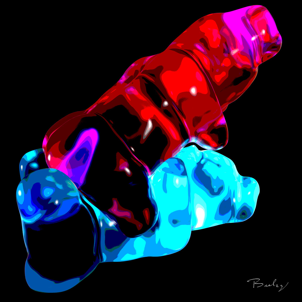 Gummy Sport - Hight Resolution - Open Edition Print - Contemporary Art - By Beelzy