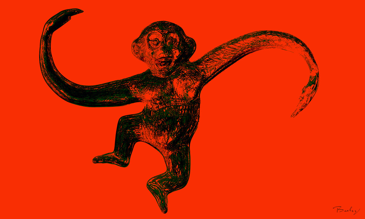 Monk No1 Hight Resolution - Open Edition Print - Contemporary Art - By Beelzy