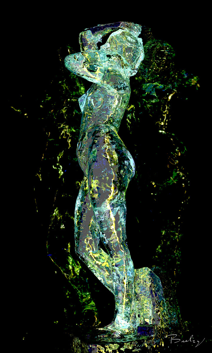 Water Lady Corpus - Hight Resolution - Open Edition Print - Contemporary Art - By Beelzy