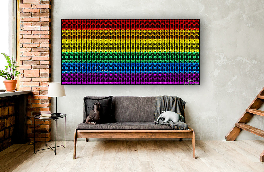 Gummy Flag NO2 - Hight Resolution - Open Edition Print - Contemporary Art - By Beelzy