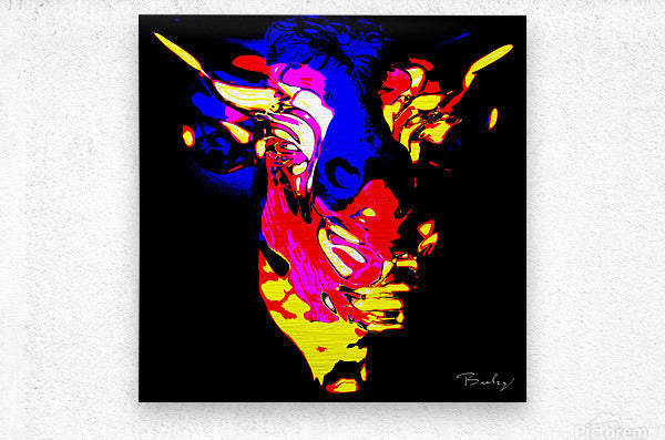 Brushed Metal Print