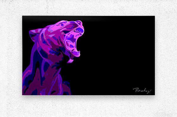 Brushed Metal Print