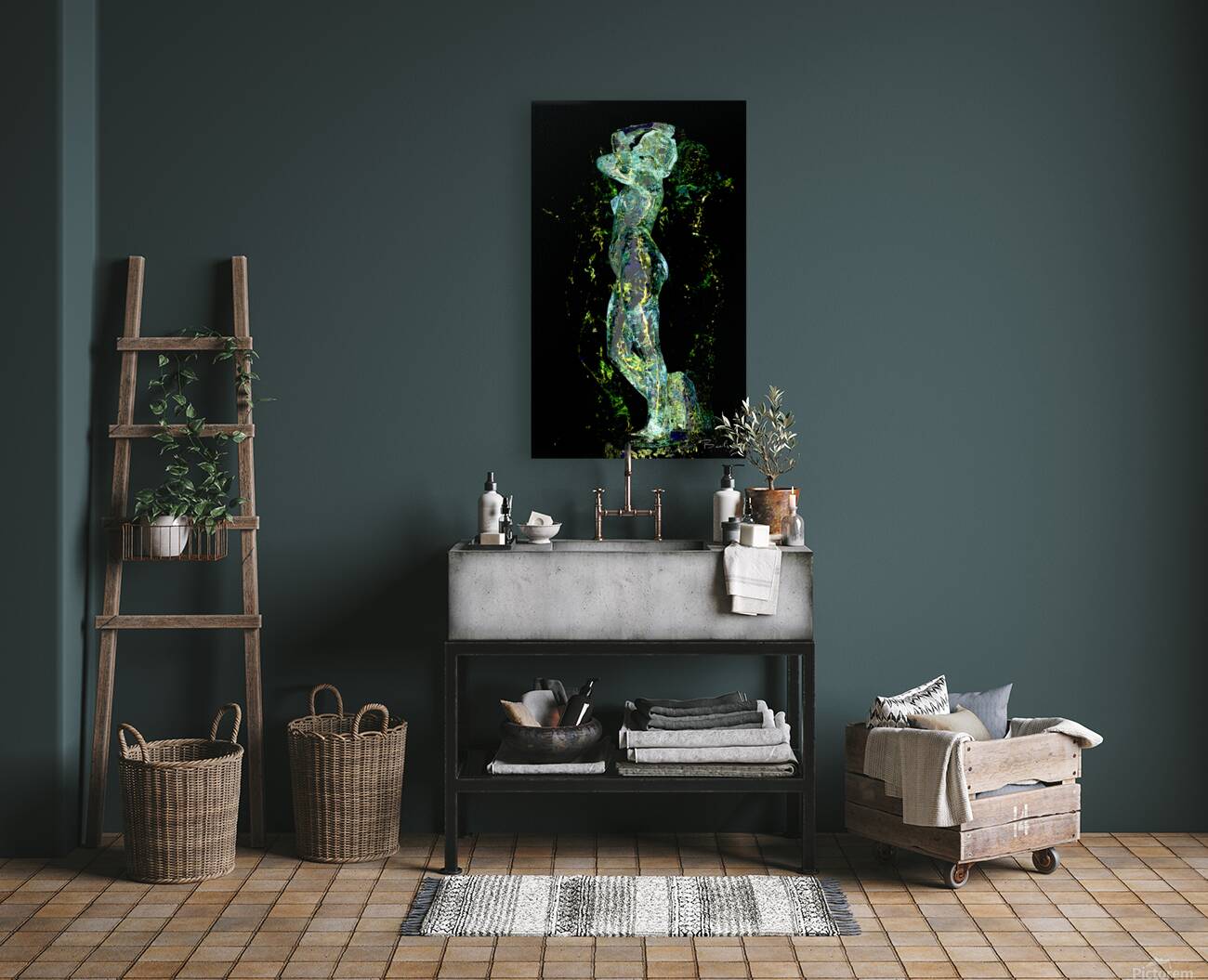 Water Lady Corpus - Hight Resolution - Open Edition Print - Contemporary Art - By Beelzy