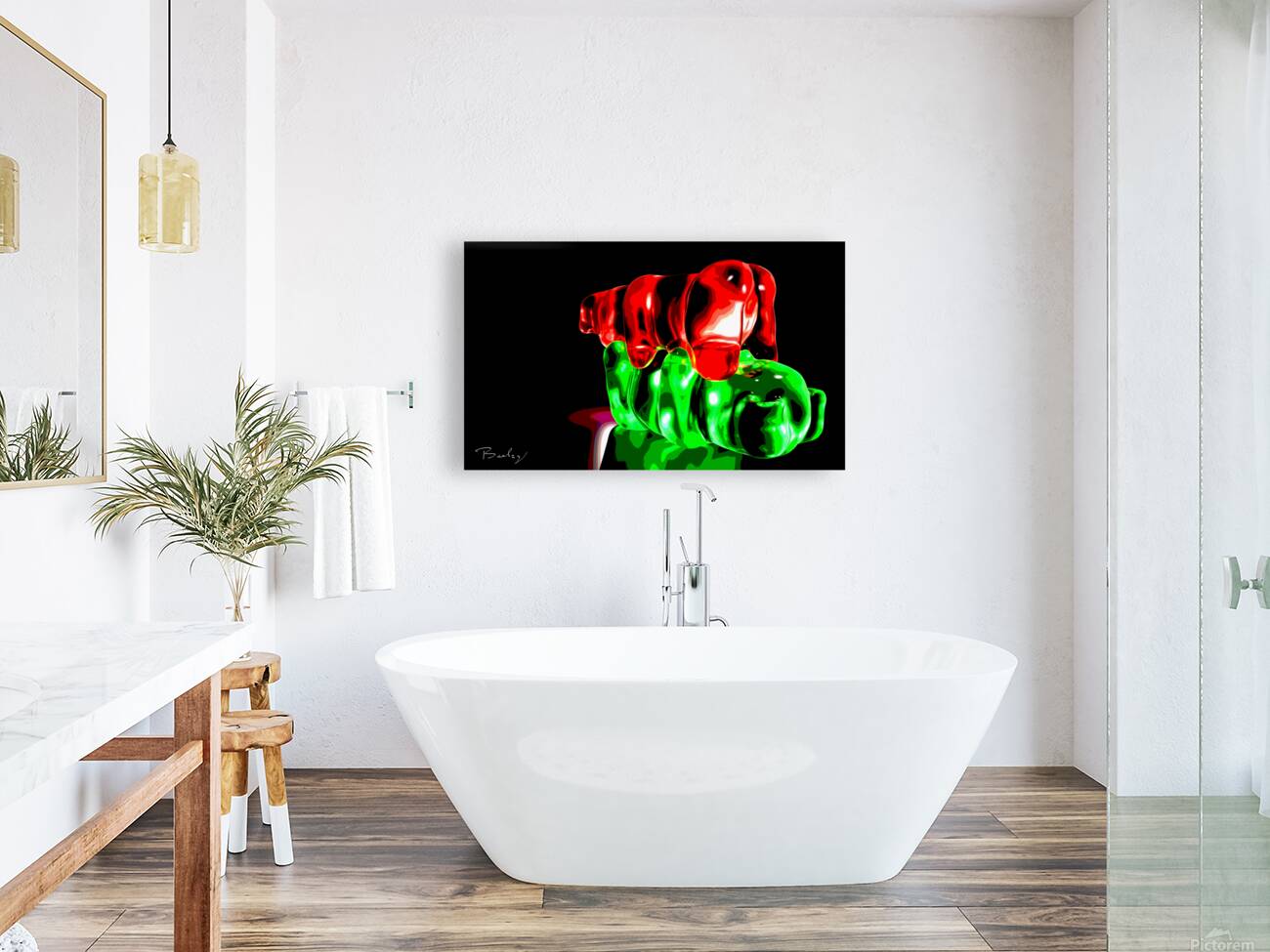 Gummy Censoring NO1 - Hight Resolution - Open Edition Print - Contemporary Art - By Beelzy